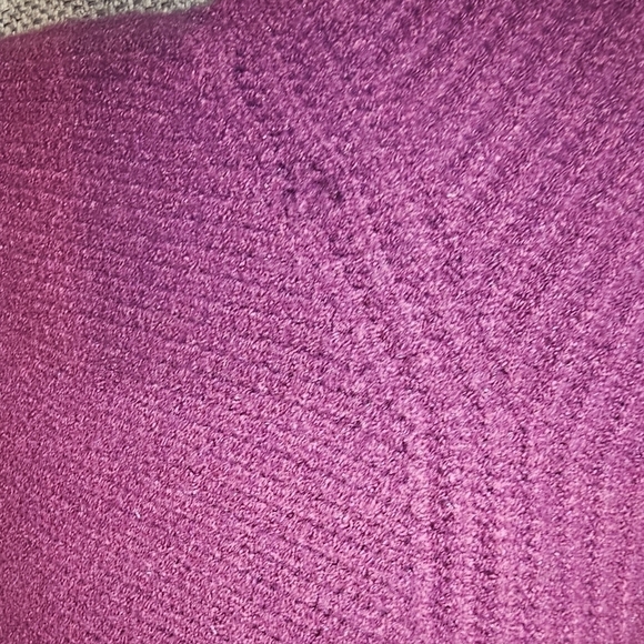 NWOT Apparis Purple Oversized 'Lorelai" sweater Size L (Defect) - Picture 12 of 12
